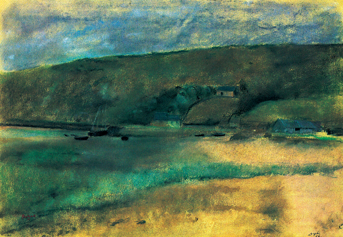  埃德加·德加 Edgar Degas—— 海岸的悬崖